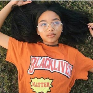 Black Lives Matter Slogan T-Shirt Unisex Men Women Aesthetic Tee Human Rights Equality Shirt